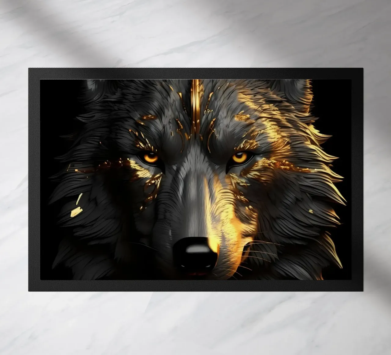 Wolf Dier deurmat van Pierre Walton