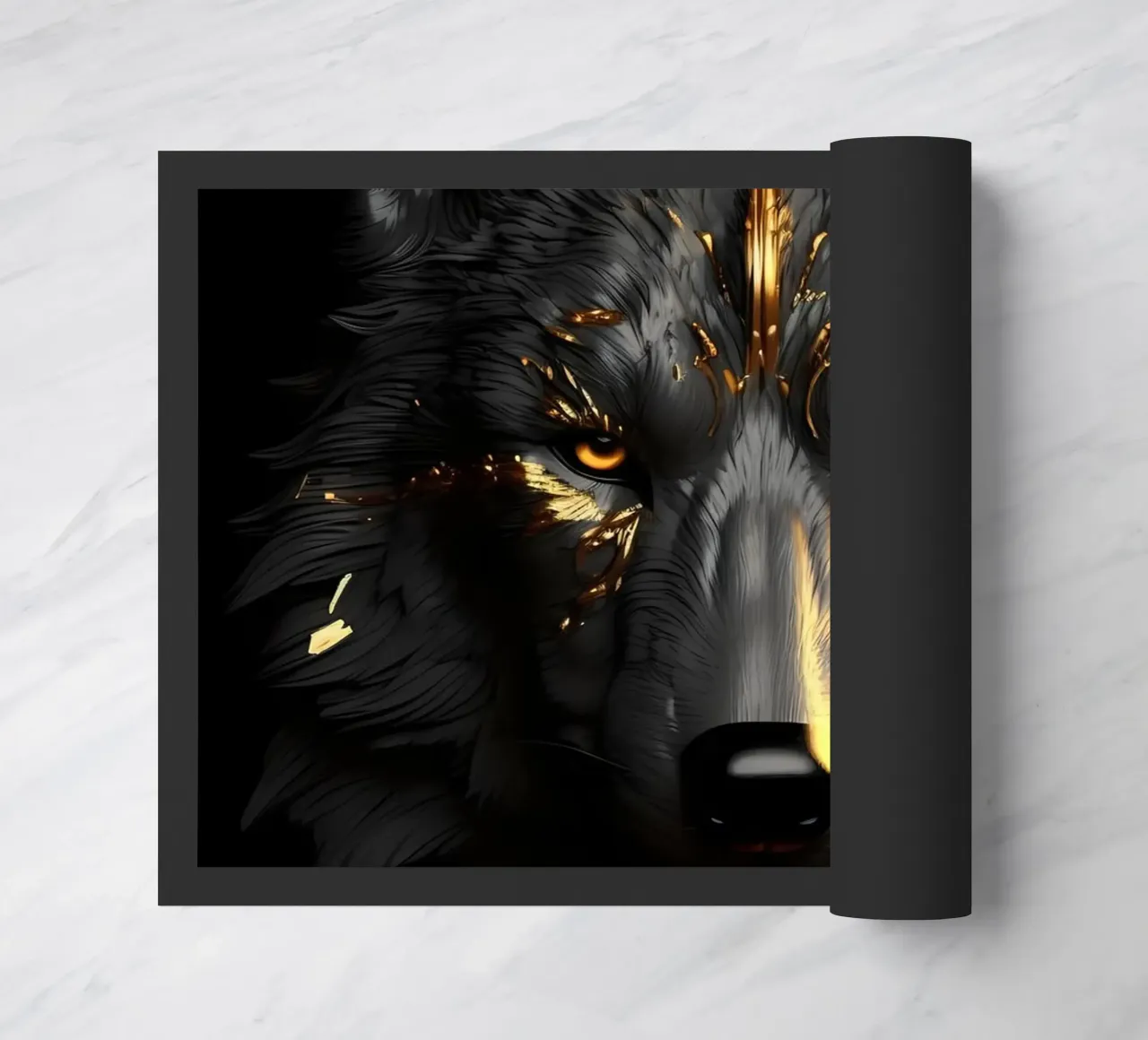 Wolf Dier deurmat van Pierre Walton