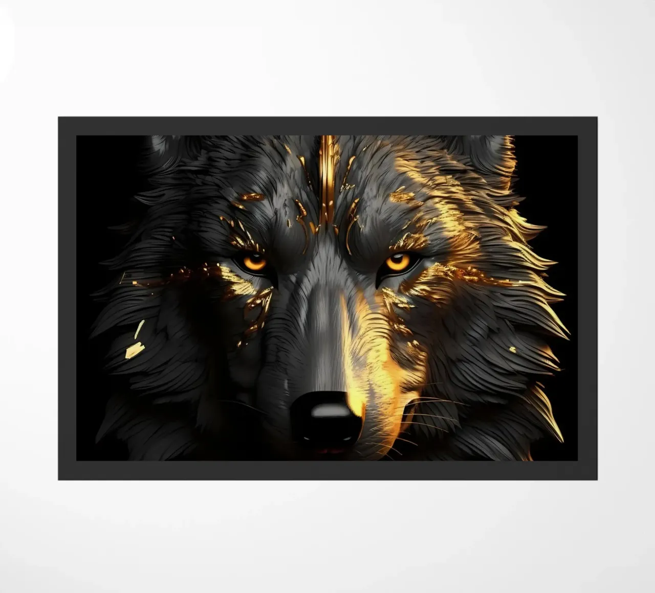 Wolf Dier deurmat van Pierre Walton