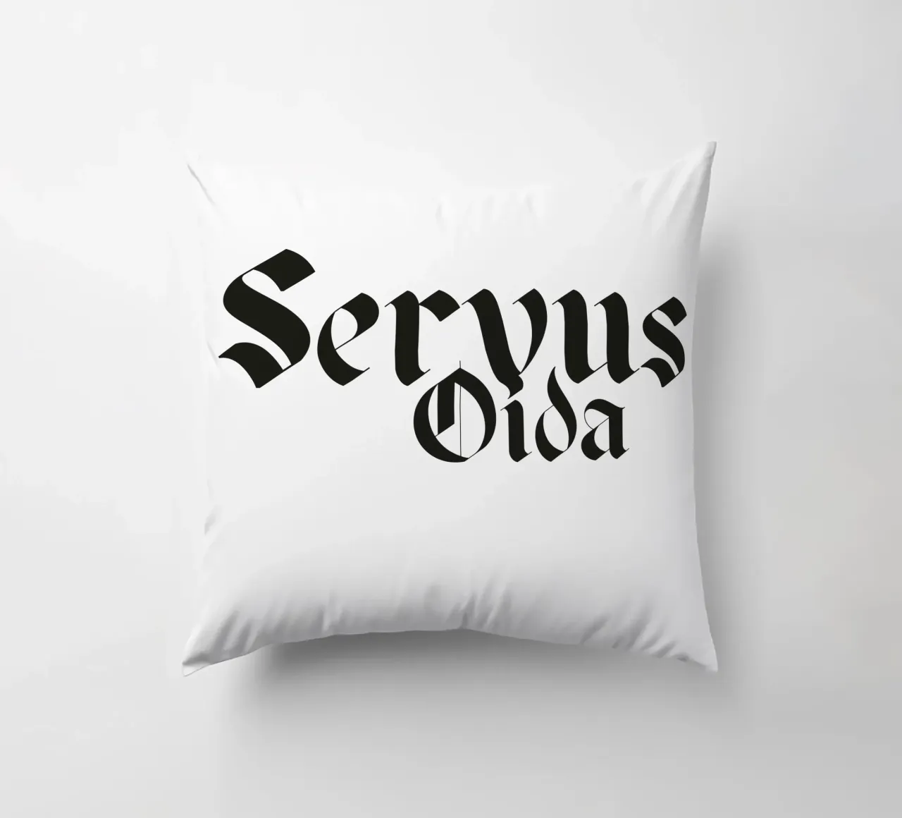 Servus cuscino da Flo Klein