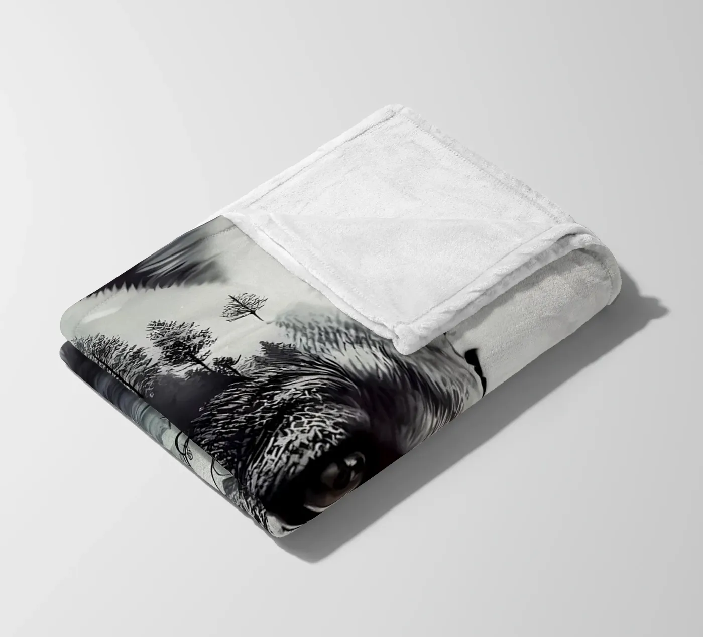 Wolf Dier fleecedeken van Pierre Walton