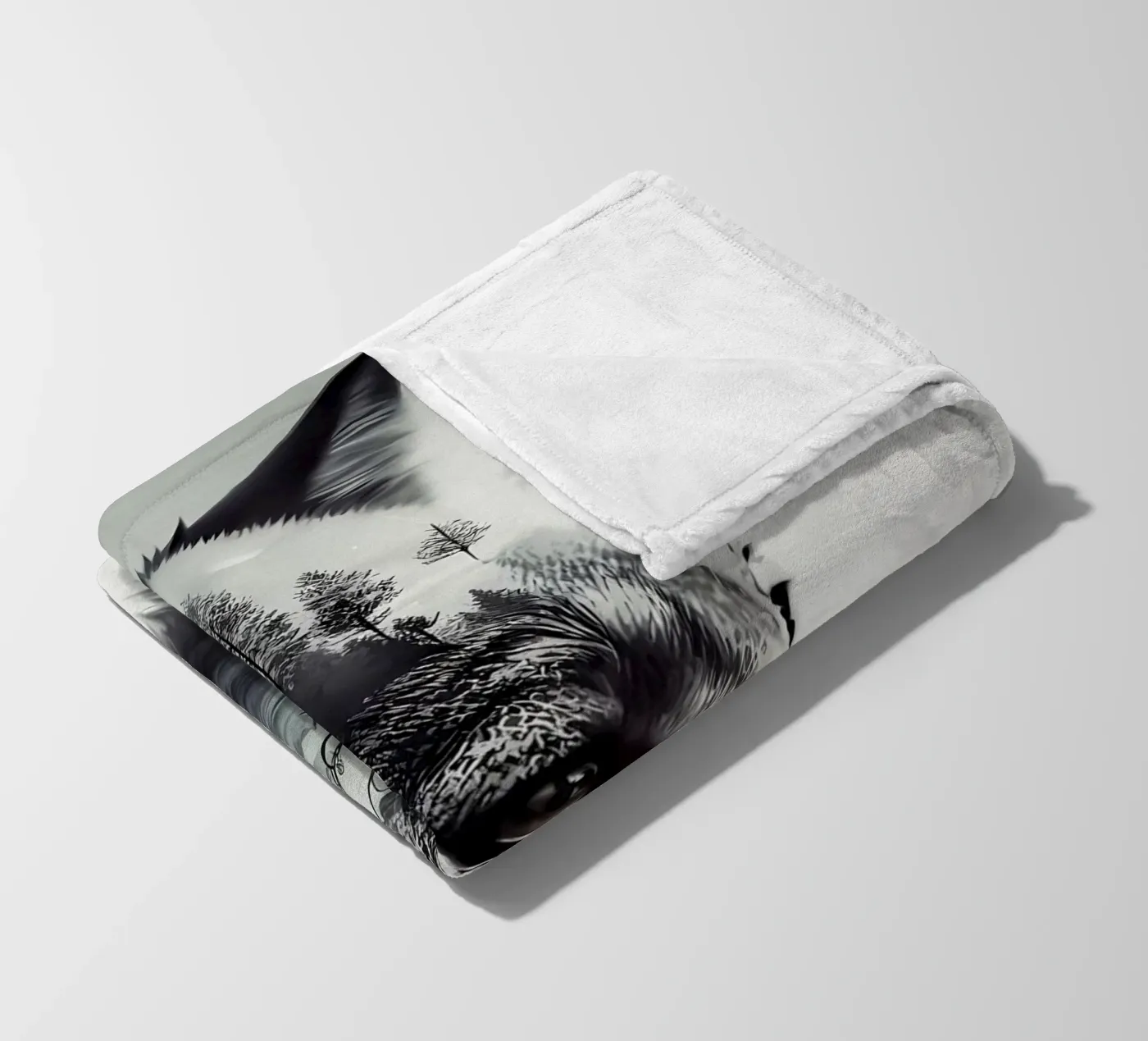 Wolf Dier fleecedeken van Pierre Walton