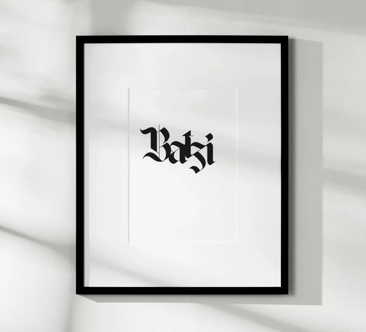 Batzi poster con telaio in plastica da Flo Klein