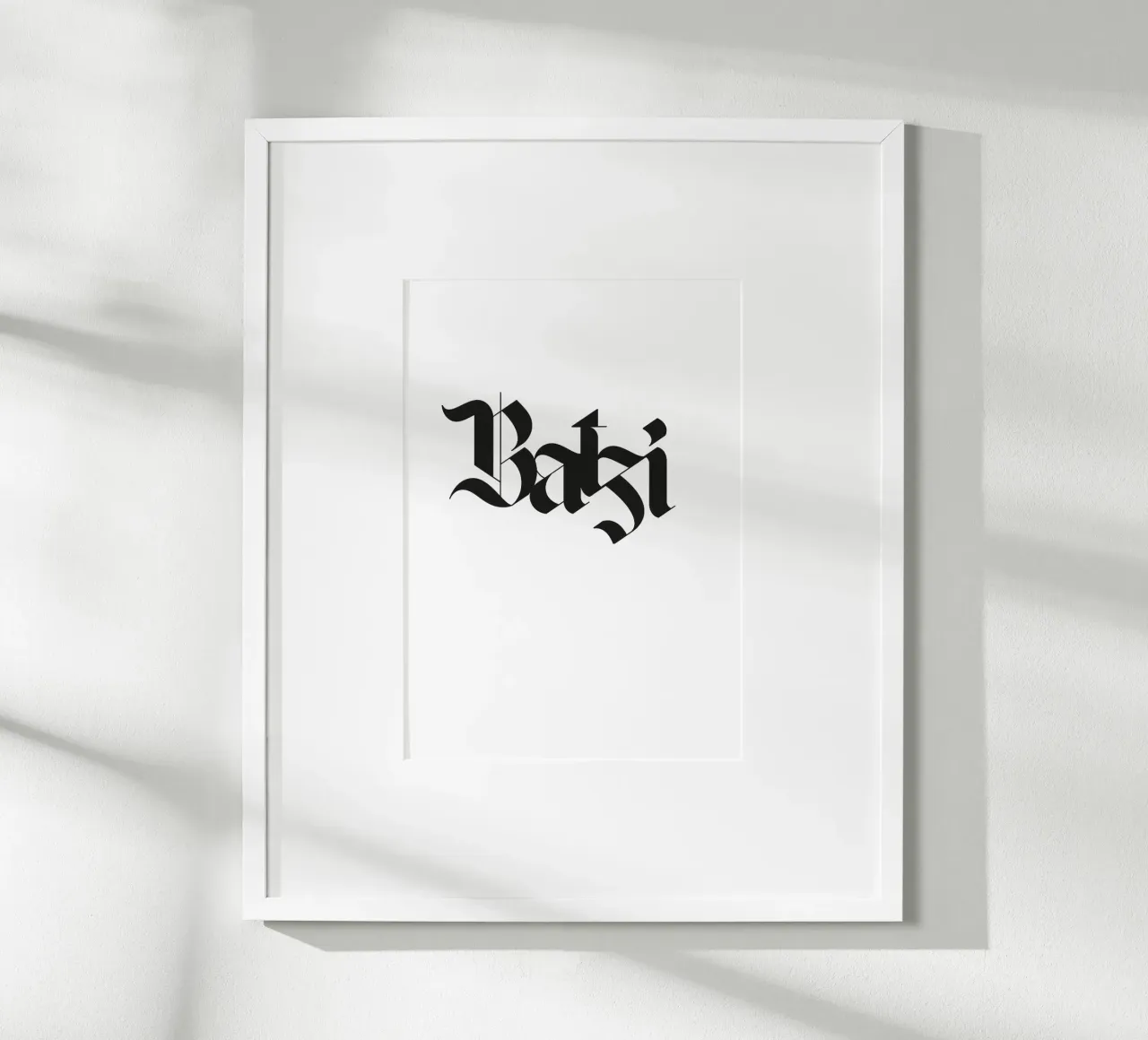 Batzi poster con telaio in plastica da Flo Klein