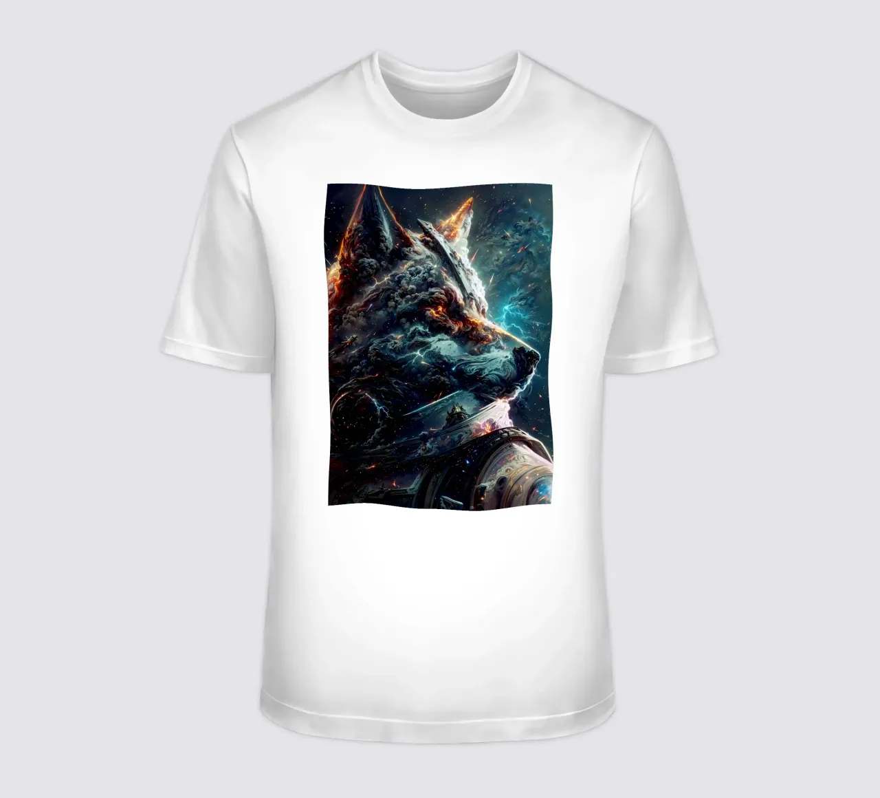 Animale lupo t-shirt da Pierre Walton