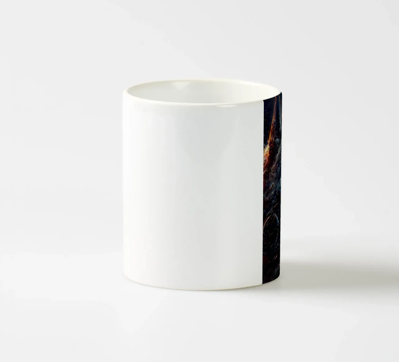 Animale lupo tazza in ceramica da Pierre Walton