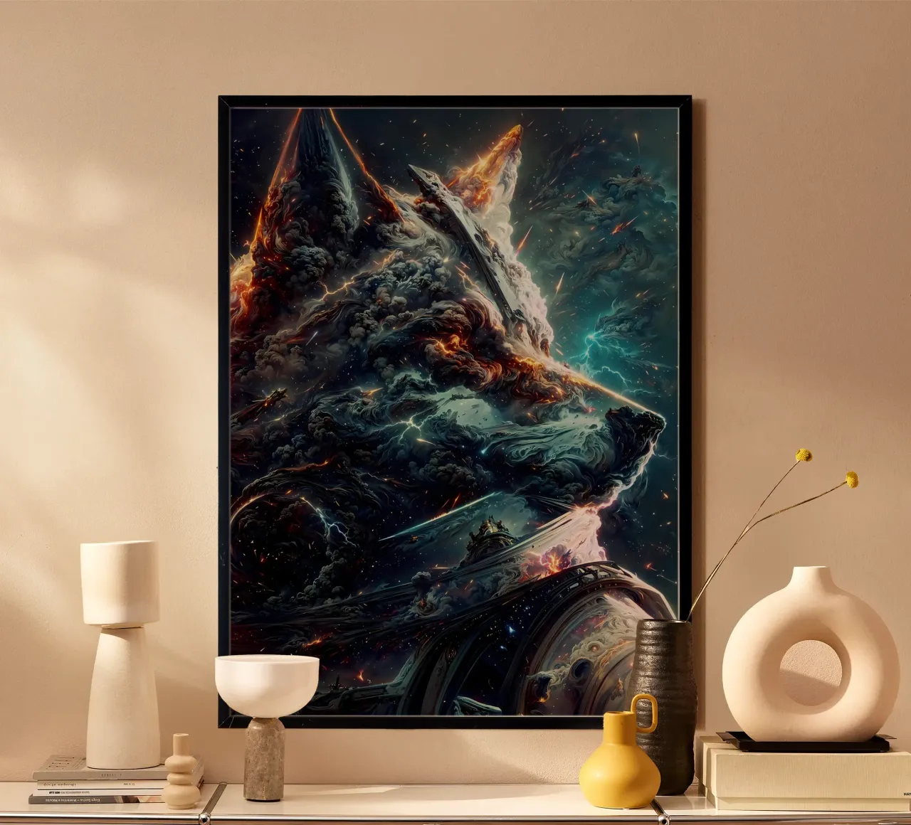 Animale lupo carta hahnemühle da Pierre Walton