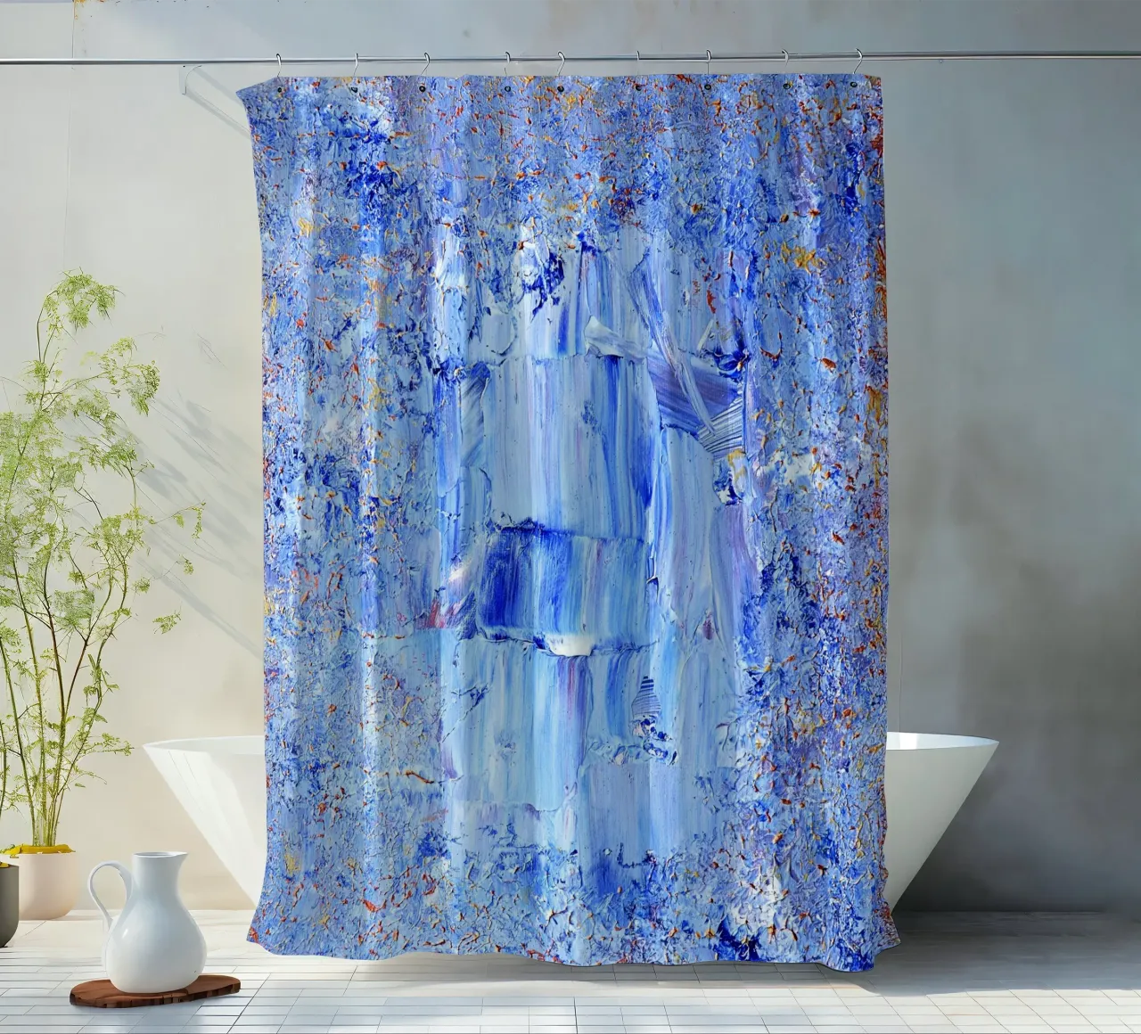 3D DREAM 3 tenda da doccia da Thierry Vobmann Abstract painting