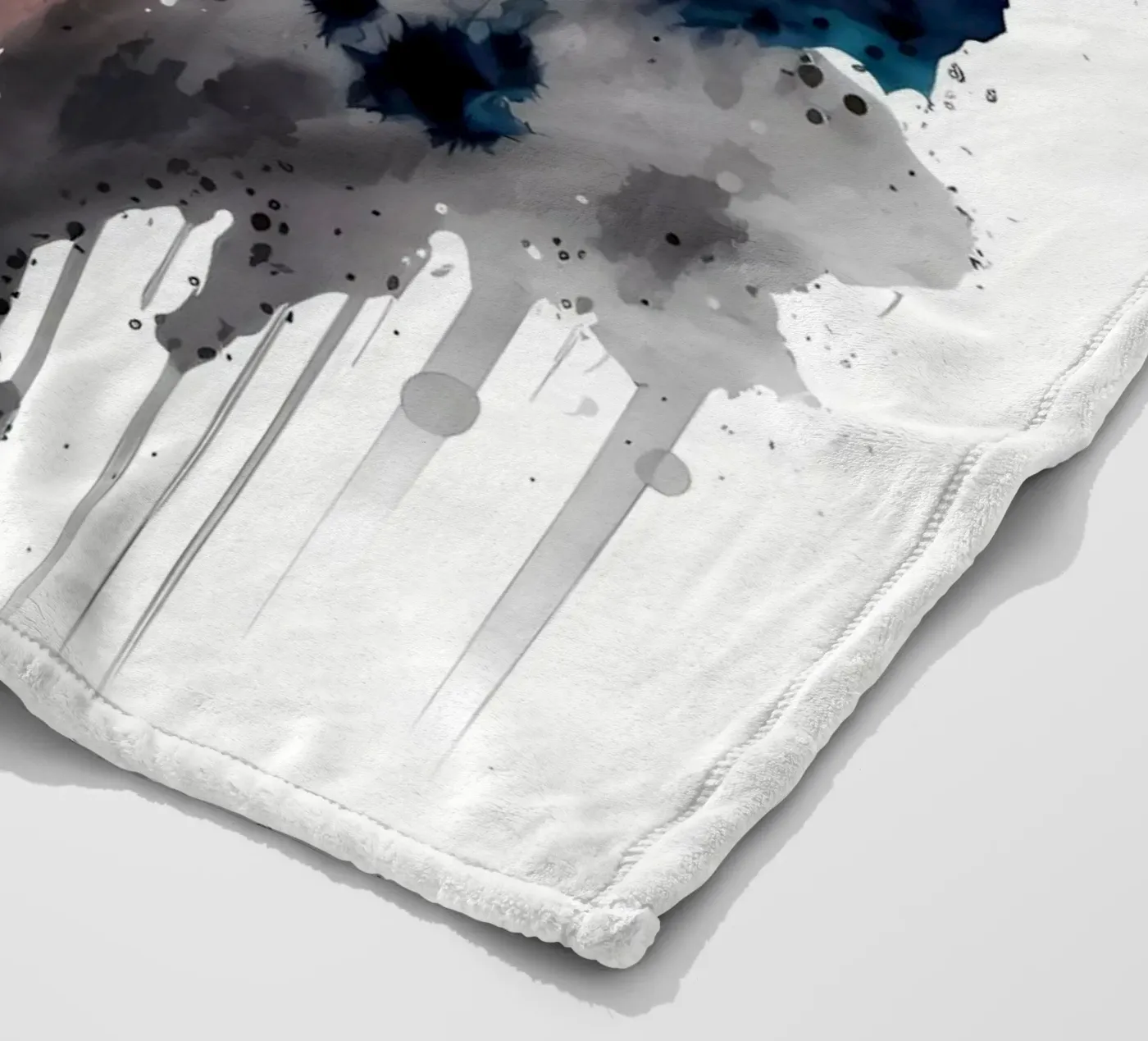 Wolf Tier Fleecedecke von Pierre Walton