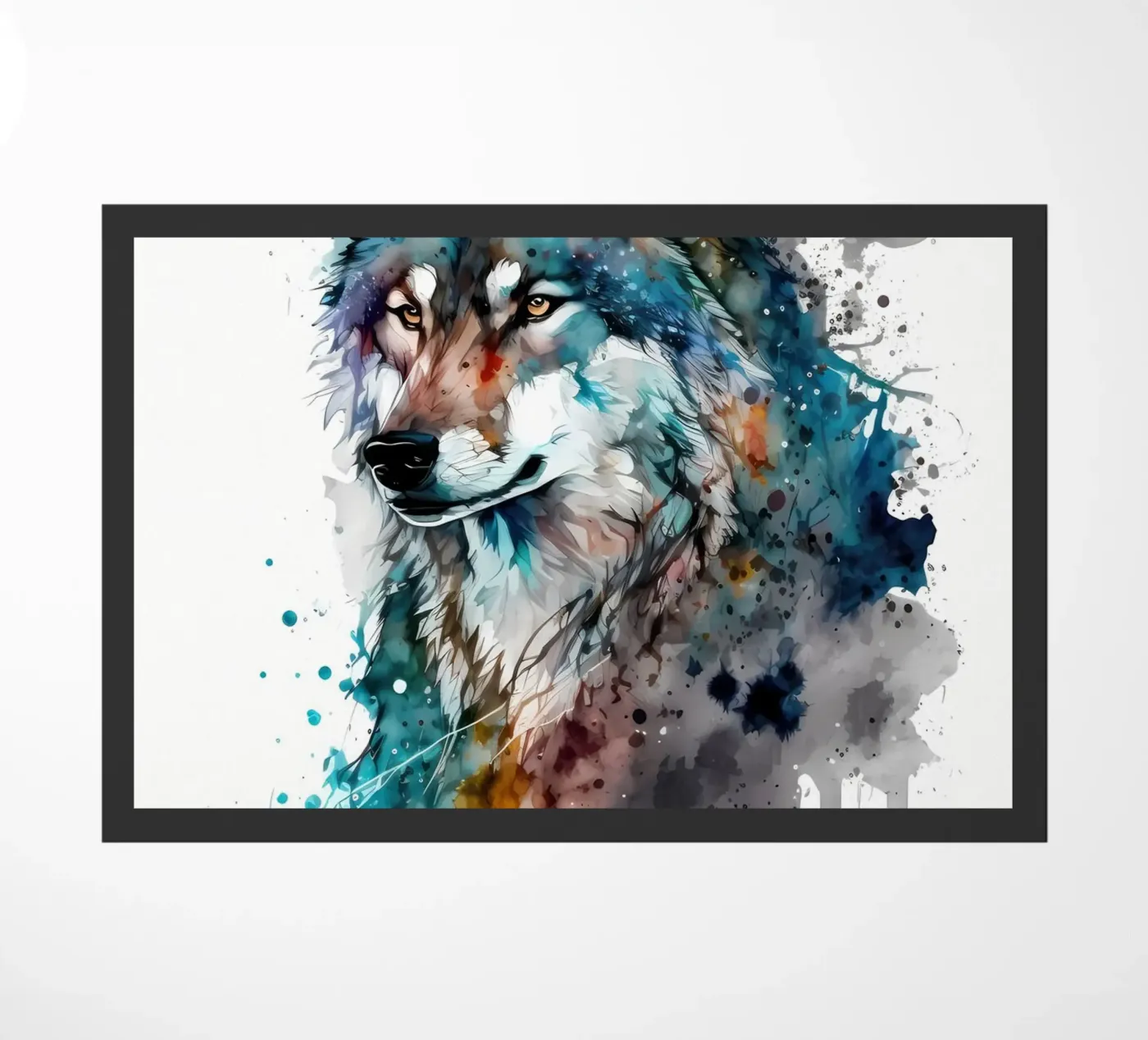 Wolf Animal deurmat van Pierre Walton