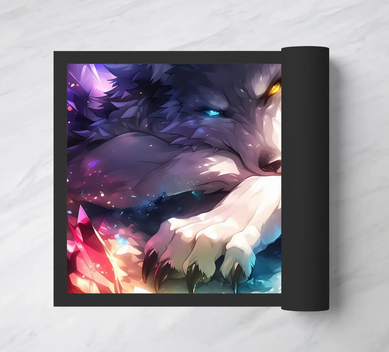 Wolf Dier deurmat van Pierre Walton