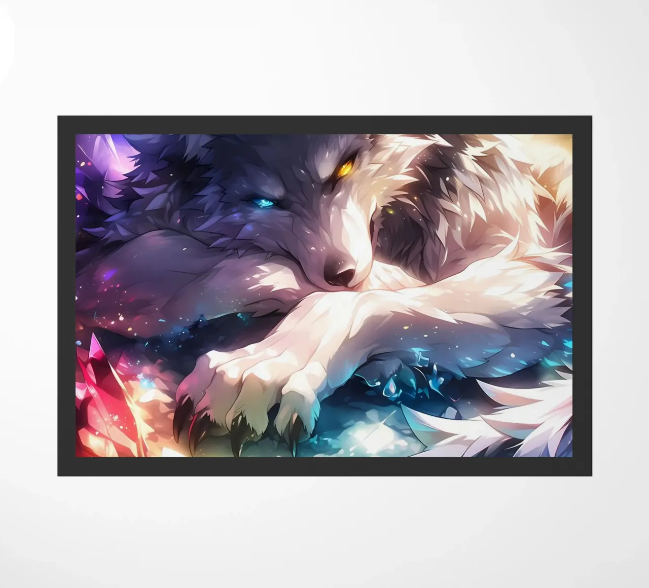 Wolf Dier deurmat van Pierre Walton