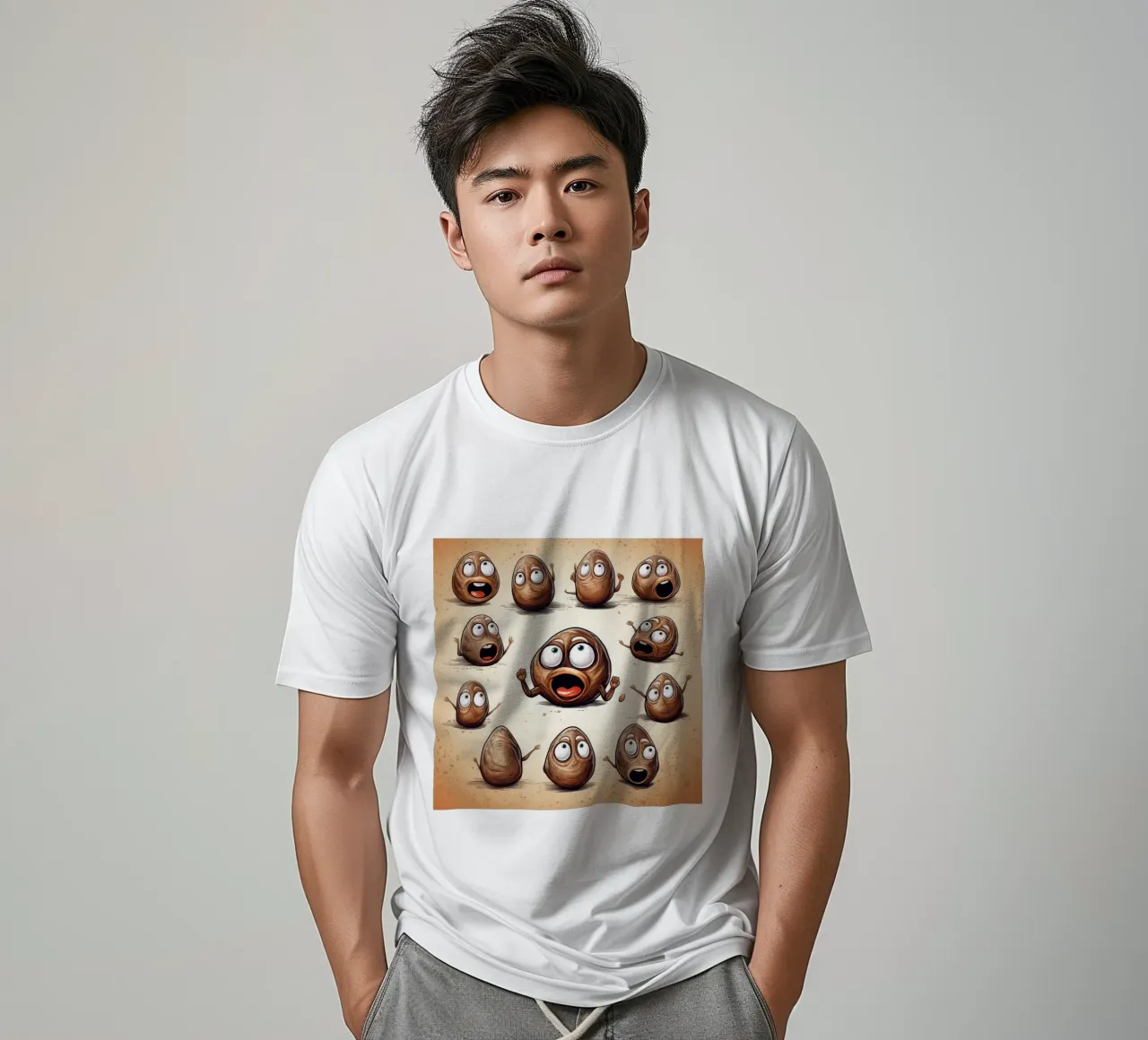 Retro Clam Gang t-shirt by Funny Animals