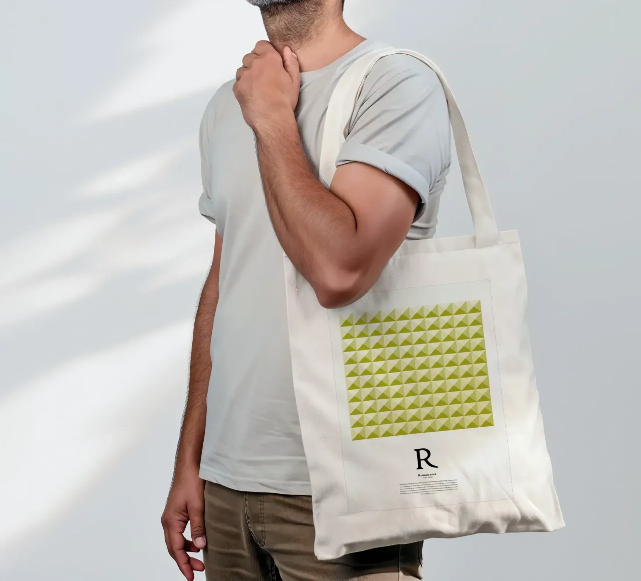 R - Renaissance borsa in juta da The True Type