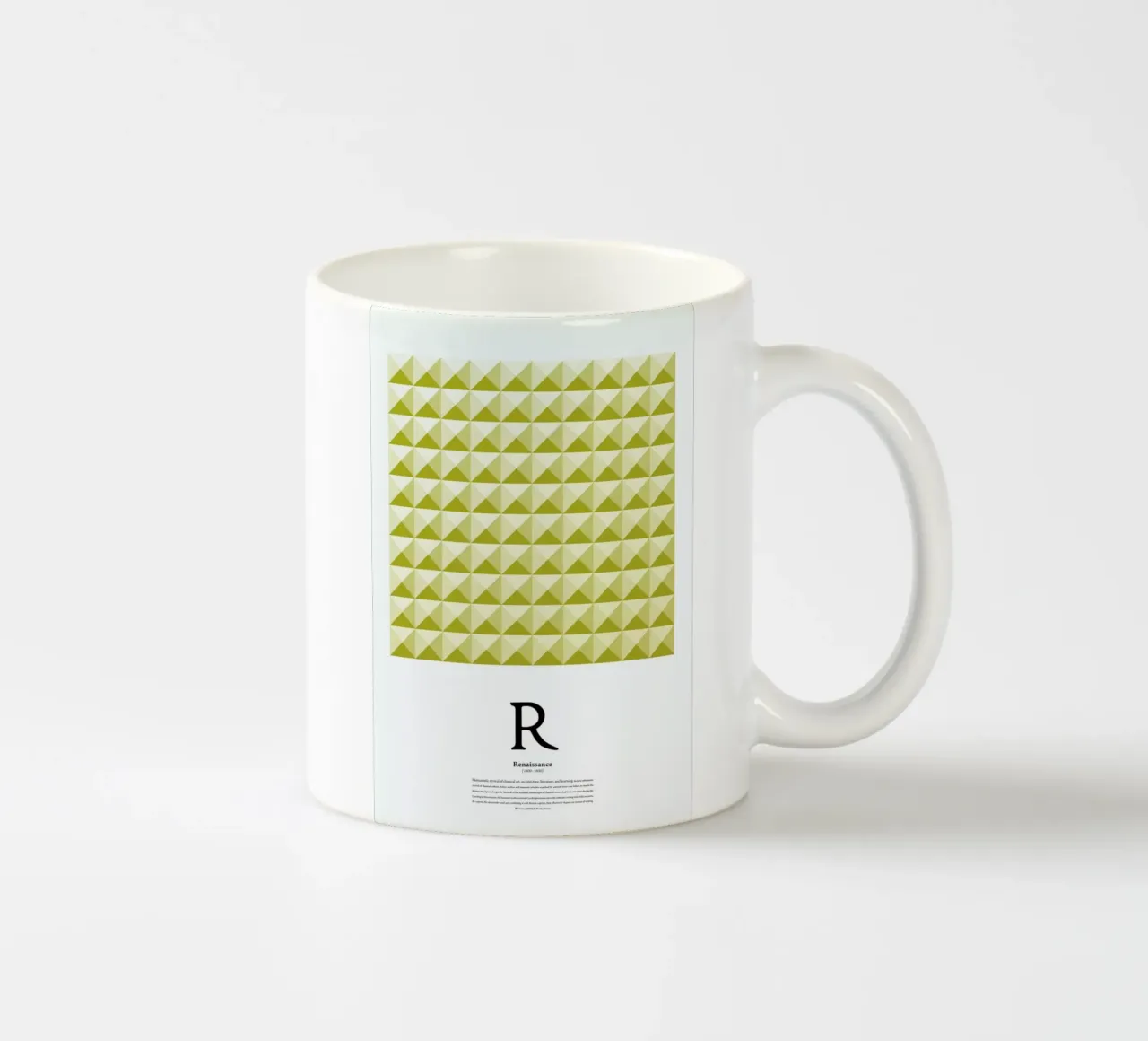 R - Renaissance tazza in ceramica da The True Type