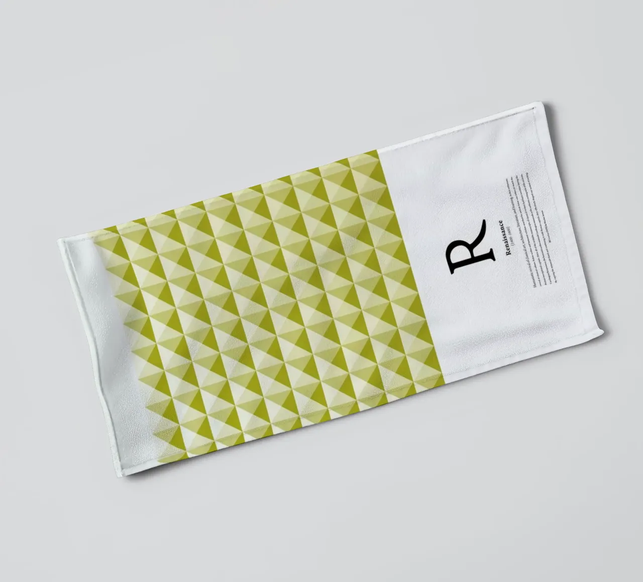 R - Renaissance asciugamano da bagno da The True Type