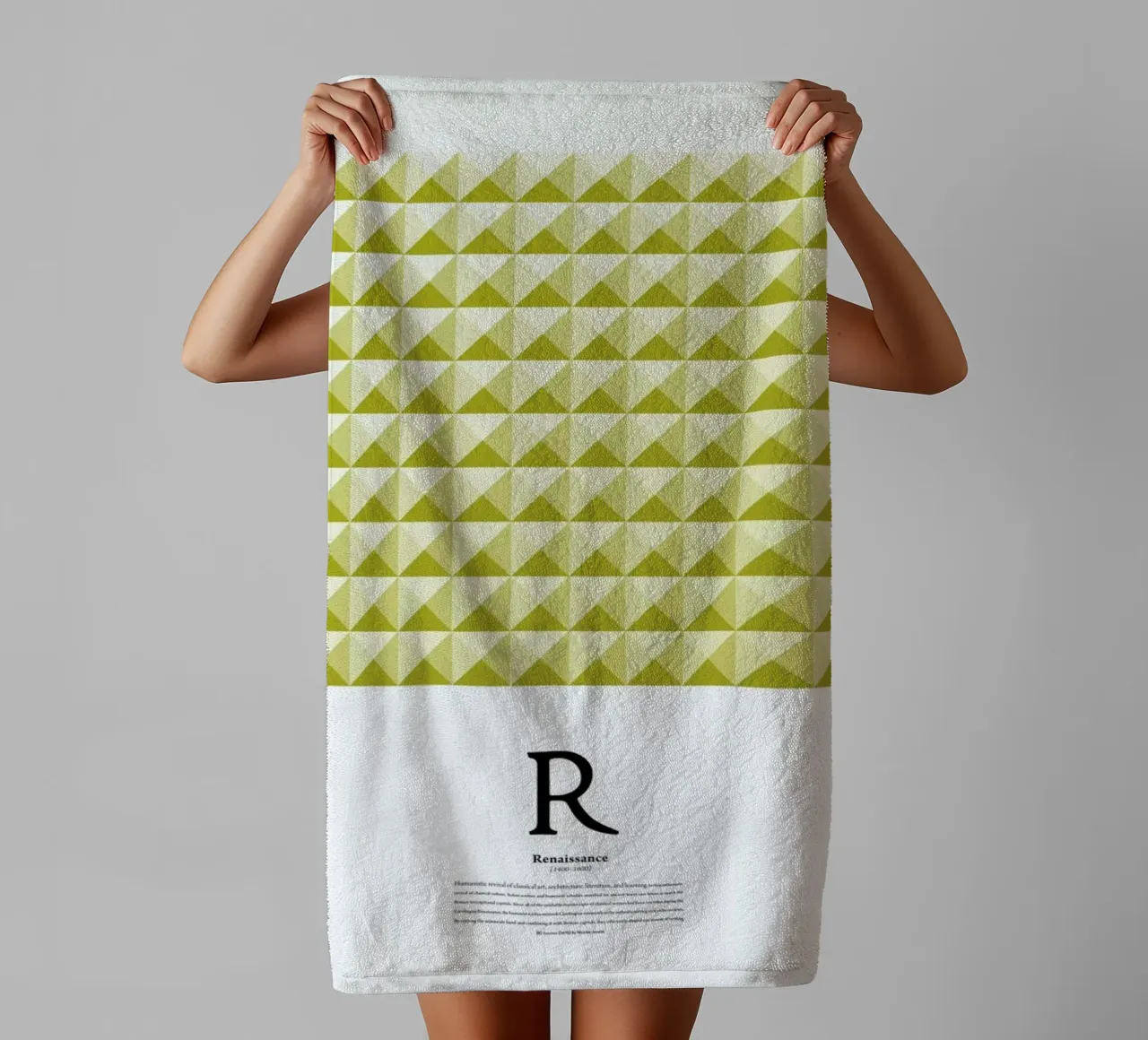 R - Renaissance asciugamano da bagno da The True Type
