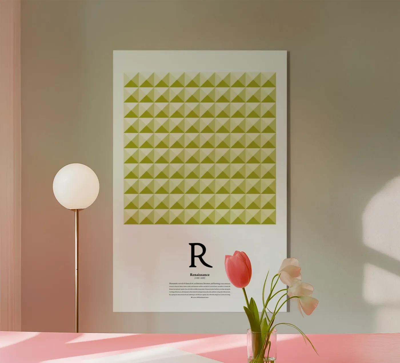 R - Renaissance Acryl-Glas von The True Type