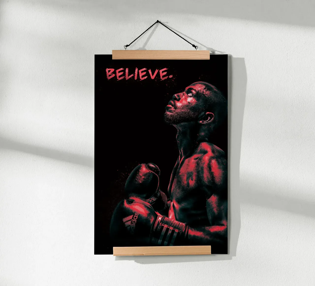 Boxer - believe. Hahnemühle von athlete.art