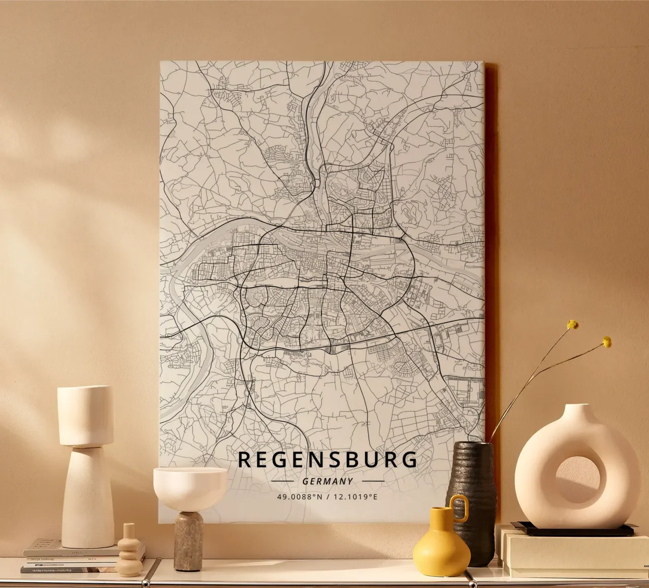 Regensburg Germania tela con Cornice a cassetta da Christopher Adams