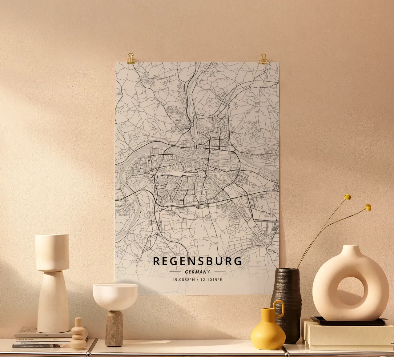 Regensburg Germania poster da Christopher Adams