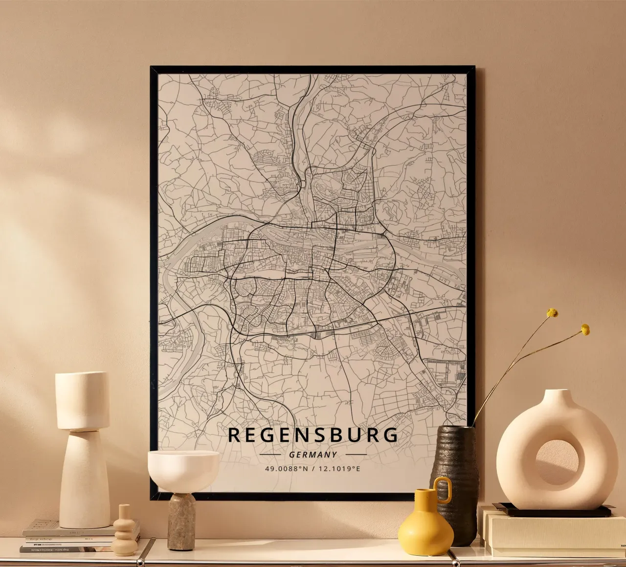 Regensburg Germania poster da Christopher Adams