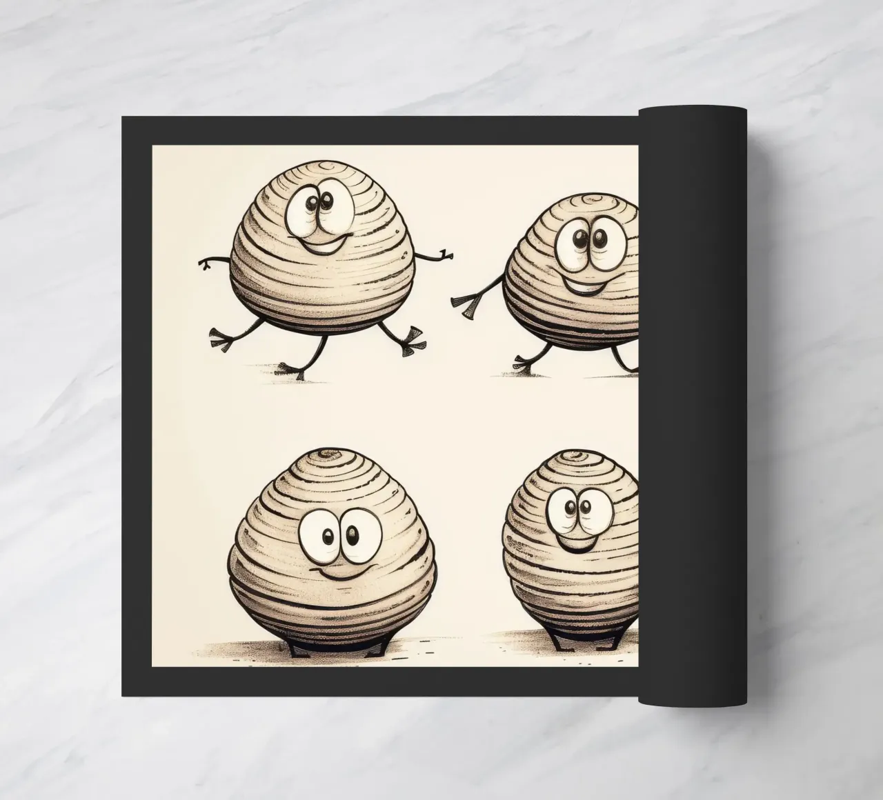 Gang di vongole retrò zerbino da Funny Animals