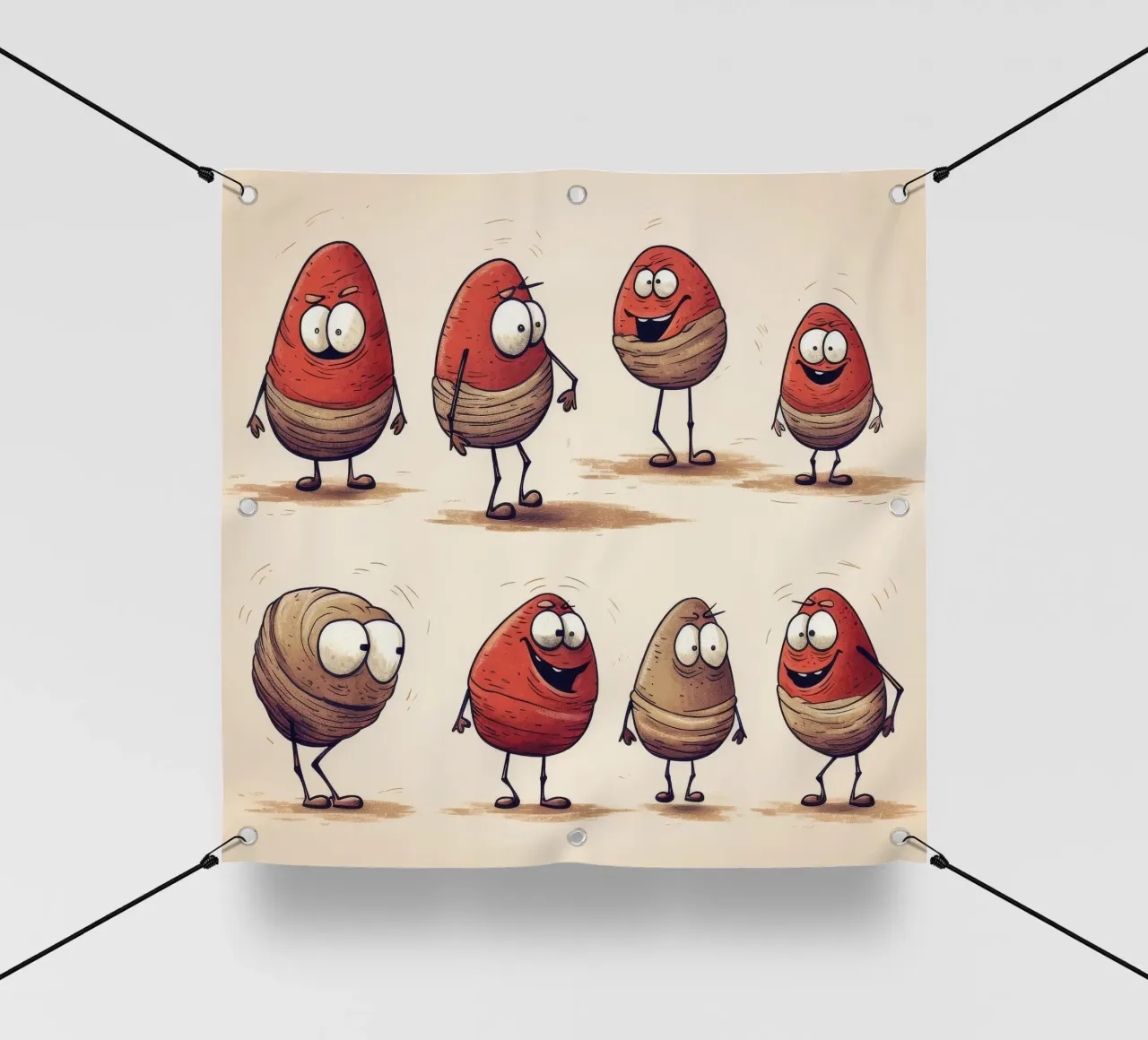Gang di vongole retrò telo in pvc da Funny Animals