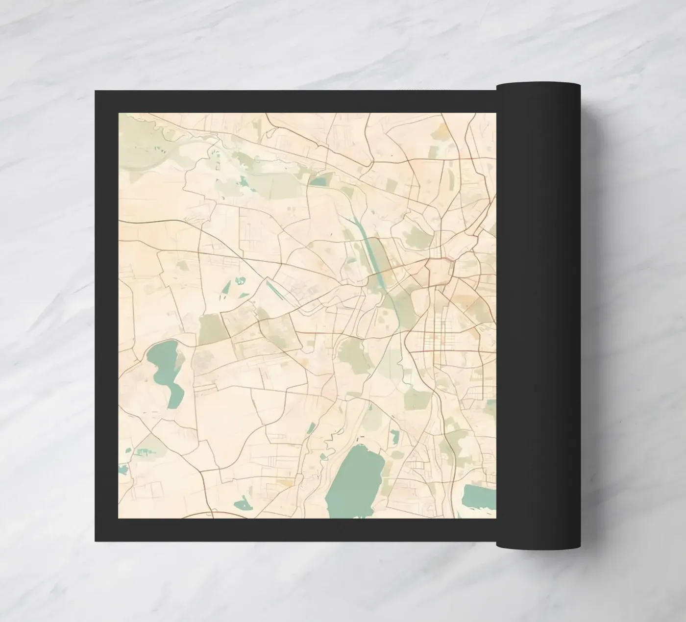 Leipzig Germany doormat by Christopher Adams