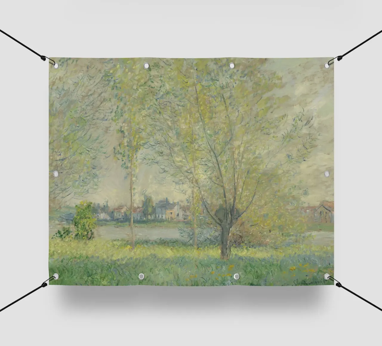 Claude Monet - The Willows pvc cover by Timeless Artworks