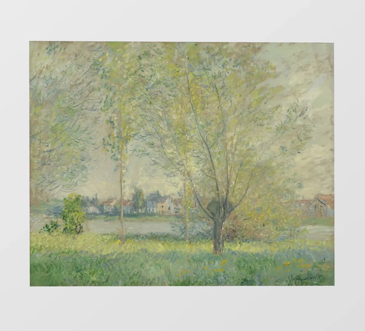 Claude Monet - The Willows pvc cover by Timeless Artworks