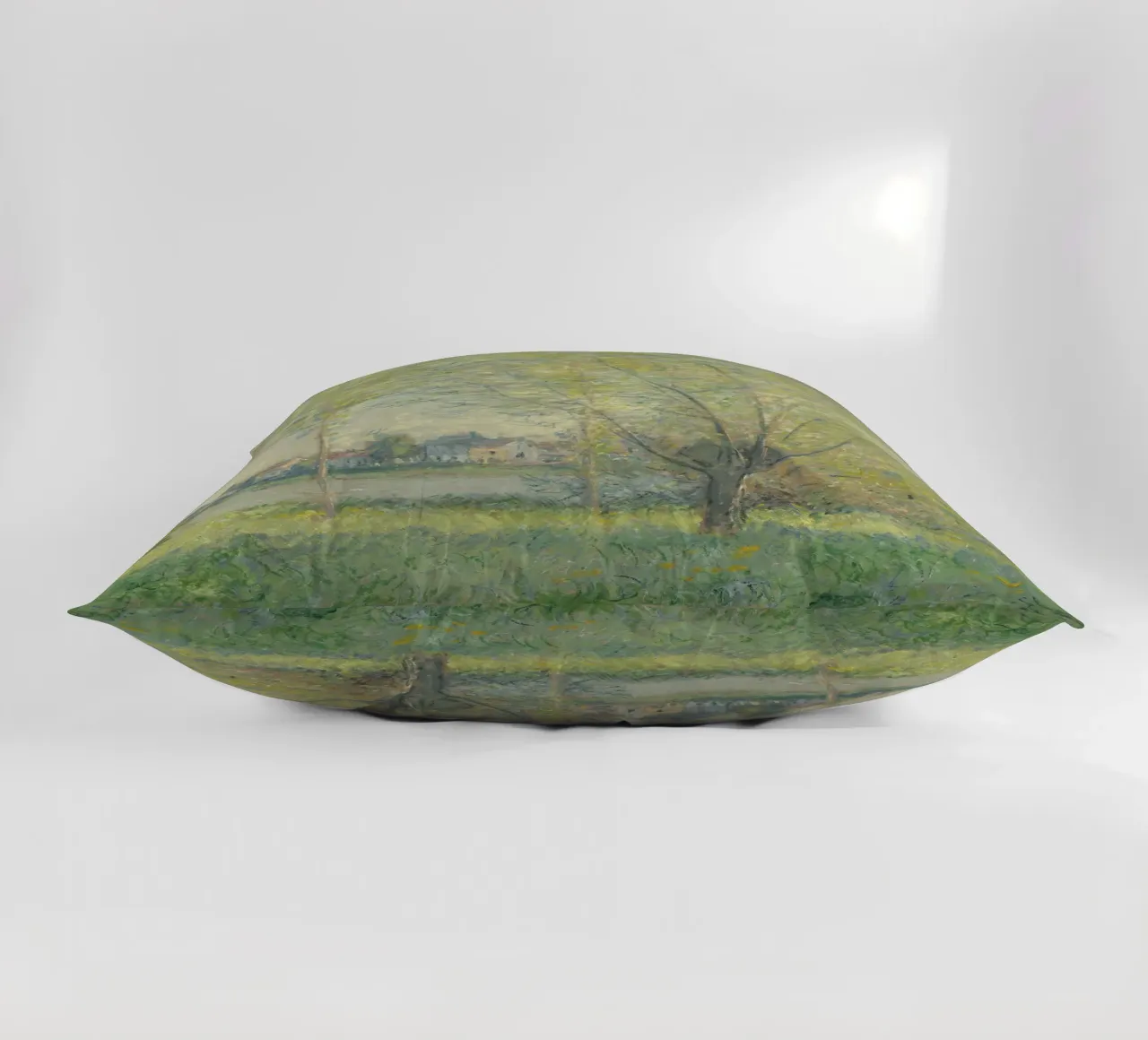 Claude Monet - The Willows decorative cushion by Timeless Artworks