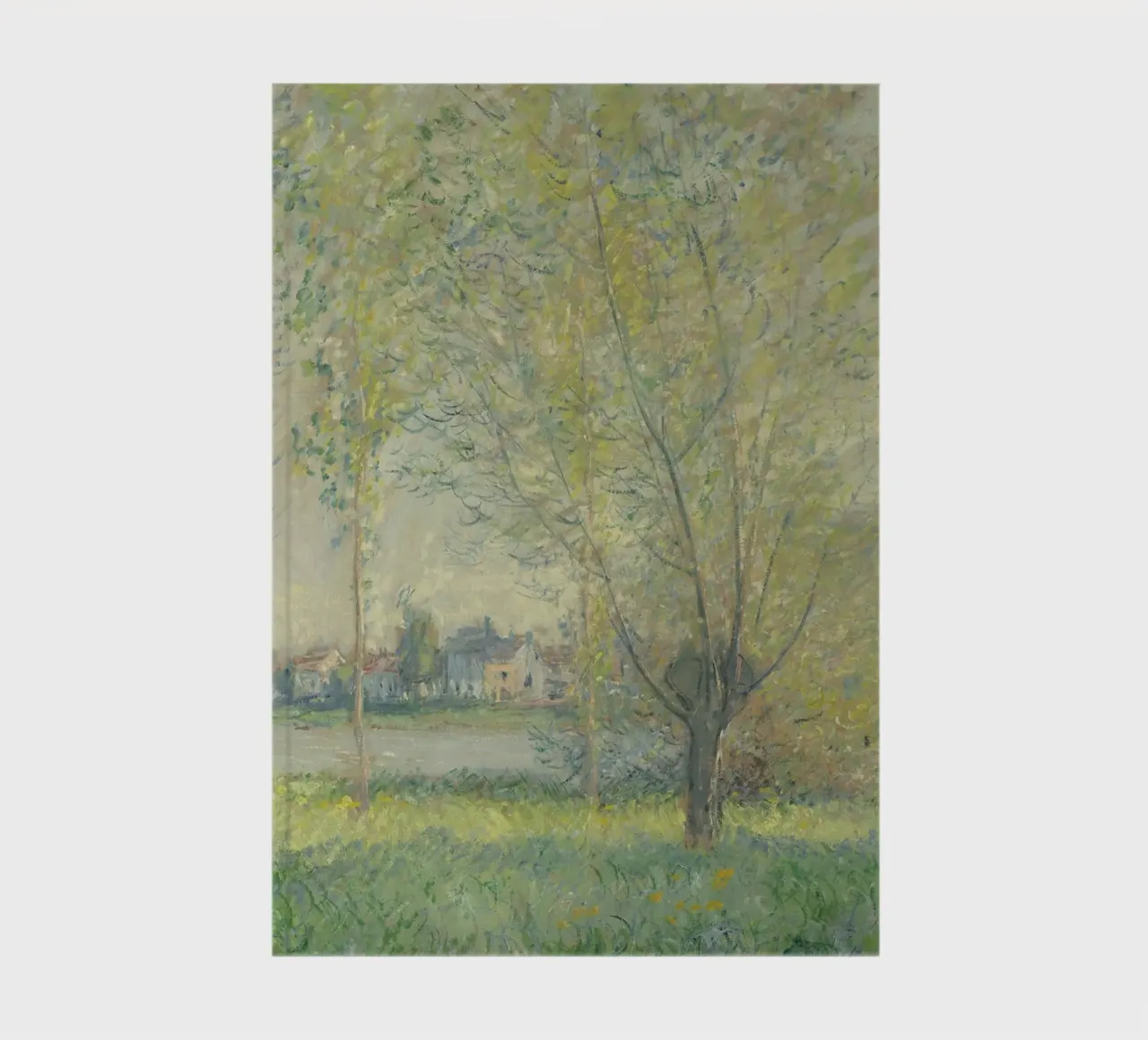 Claude Monet - The Willows notebook by Timeless Artworks