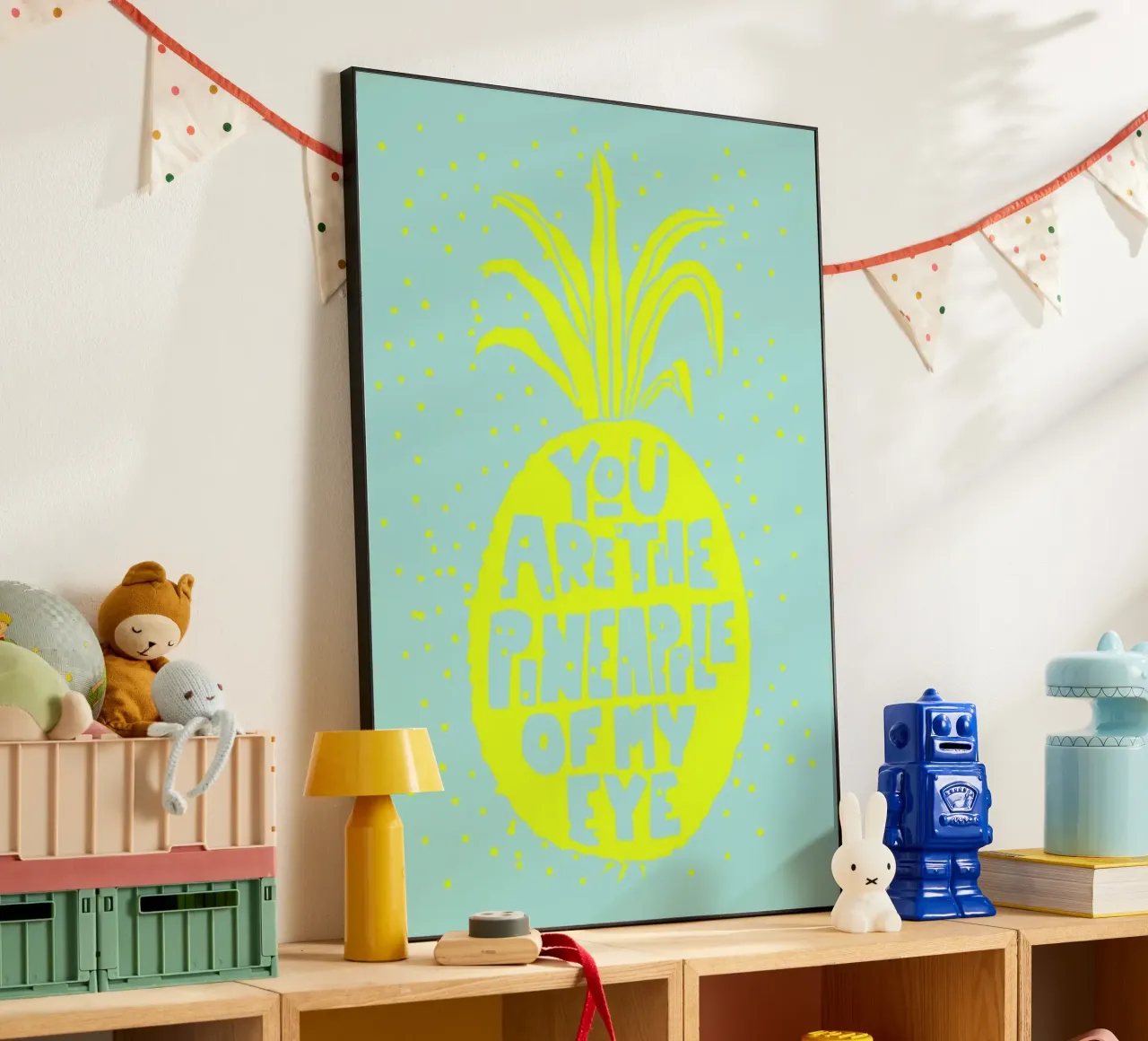 Ananas No. 2 alluminio dibond da typealive