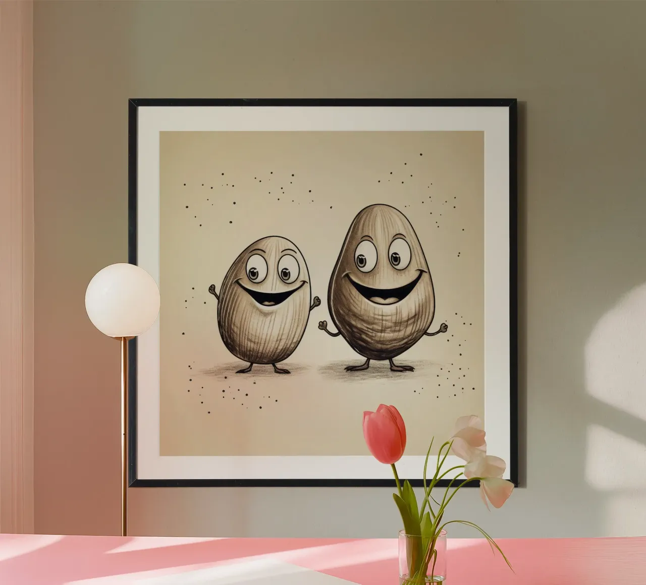 Retro Clam Duo Hahnemühle von Funny Animals