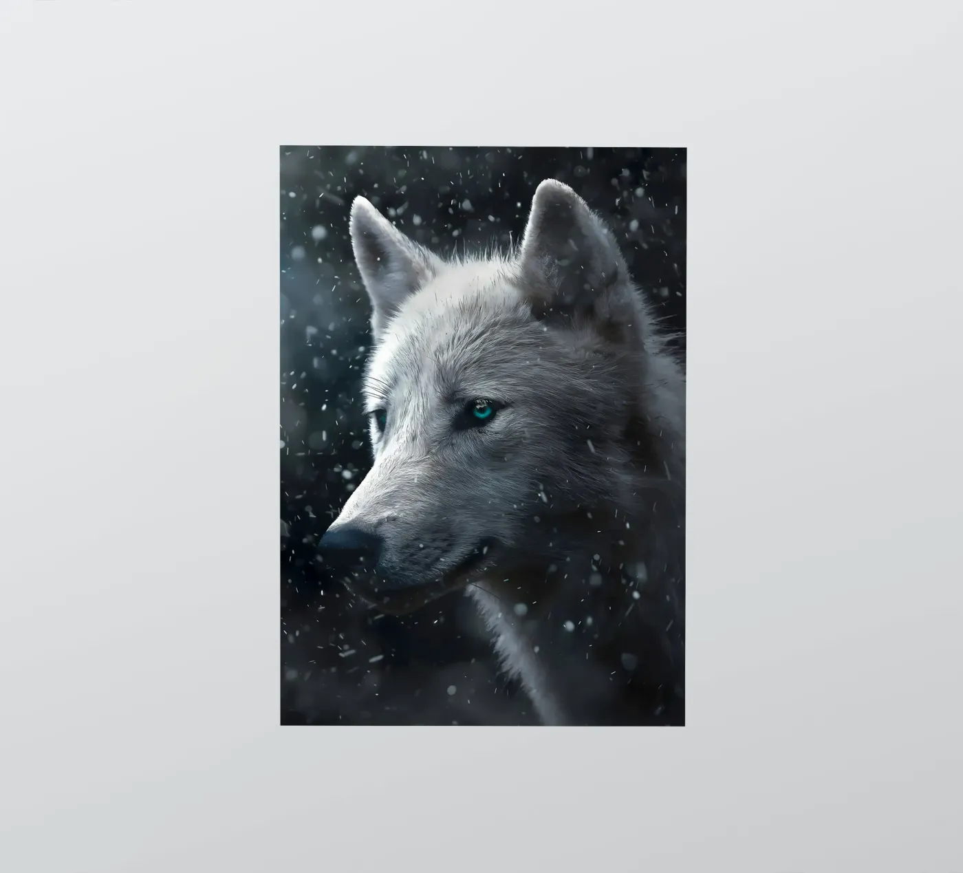 Wolf Dier sticker van Pierre Walton