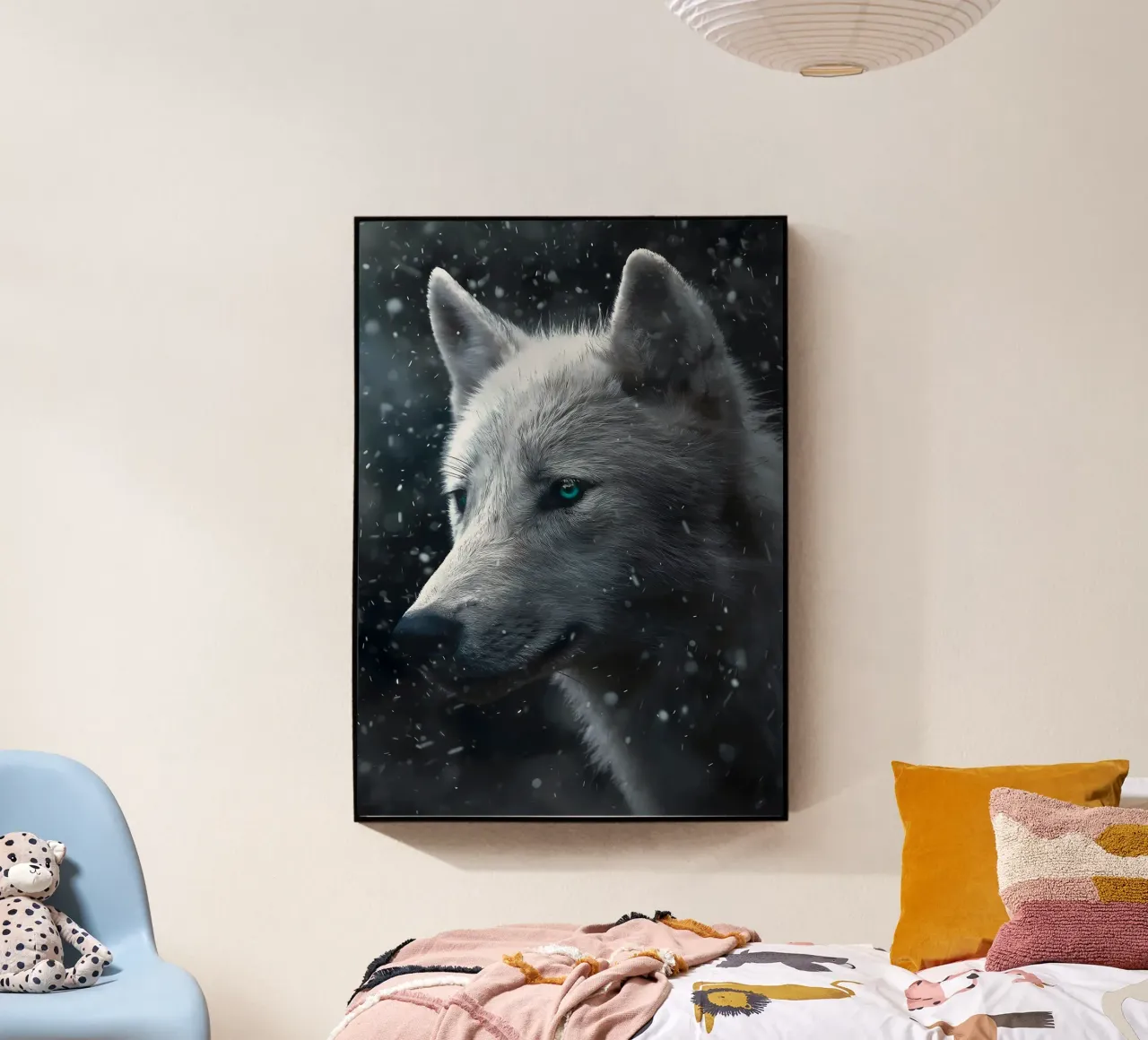 Animale lupo plexiglass da Pierre Walton