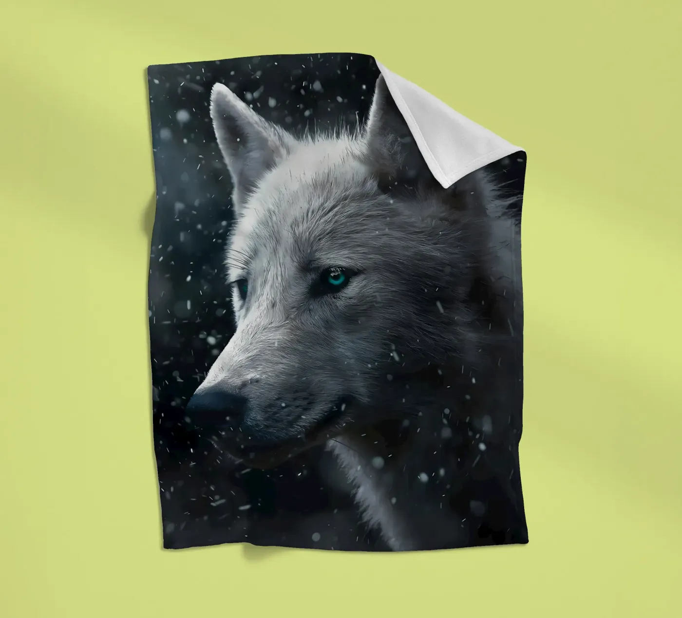 Wolf Dier fleecedeken van Pierre Walton