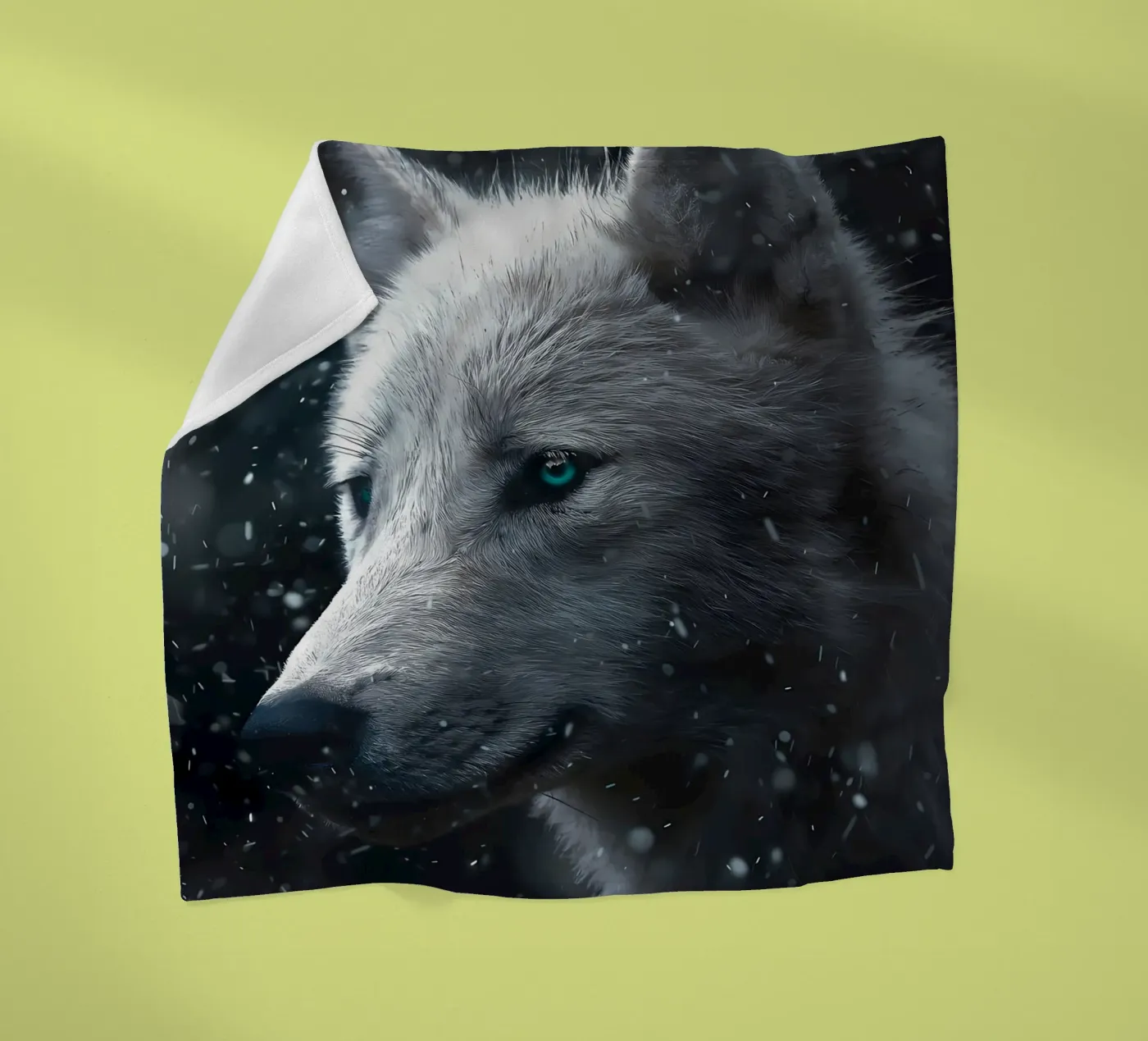 Wolf Dier fleecedeken van Pierre Walton