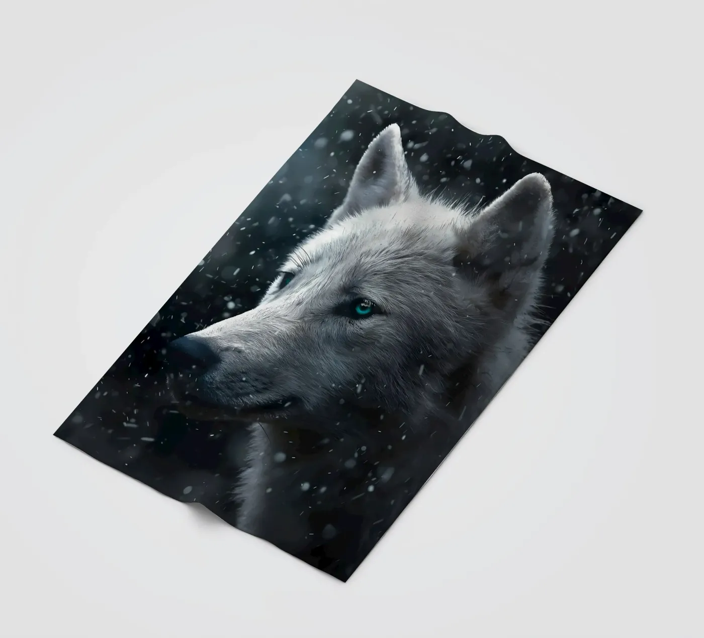 Wolf Dier fleecedeken van Pierre Walton