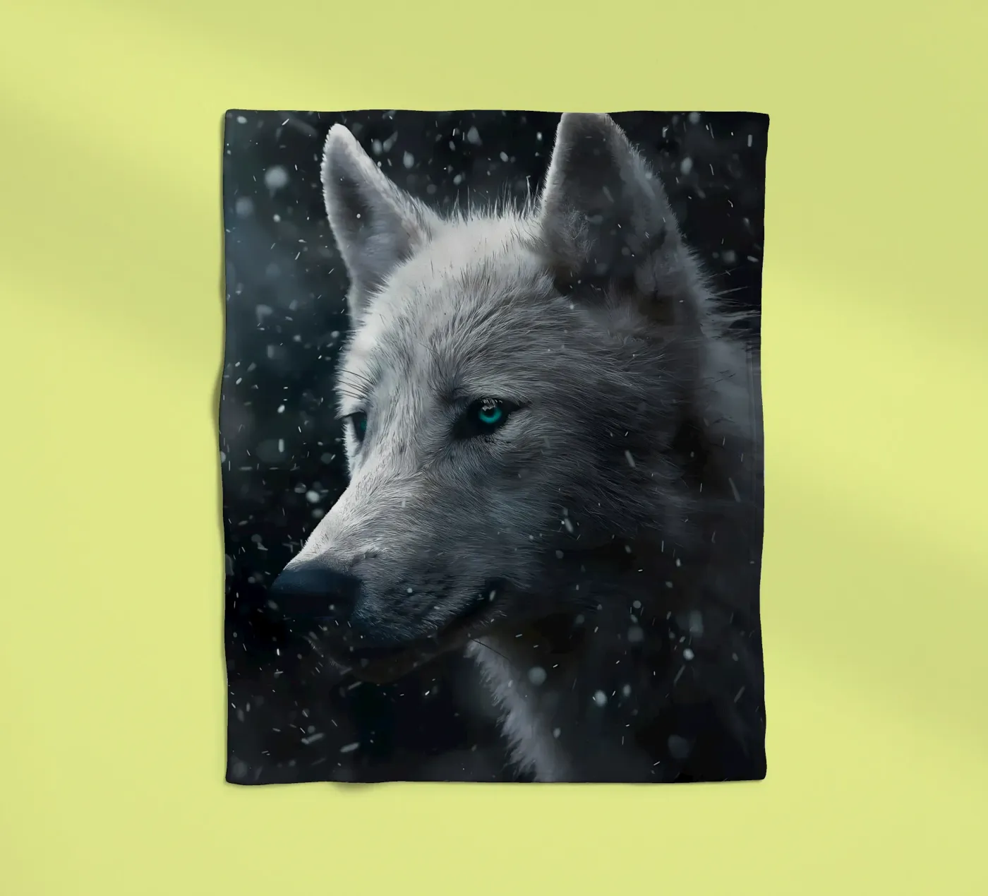 Wolf Dier fleecedeken van Pierre Walton