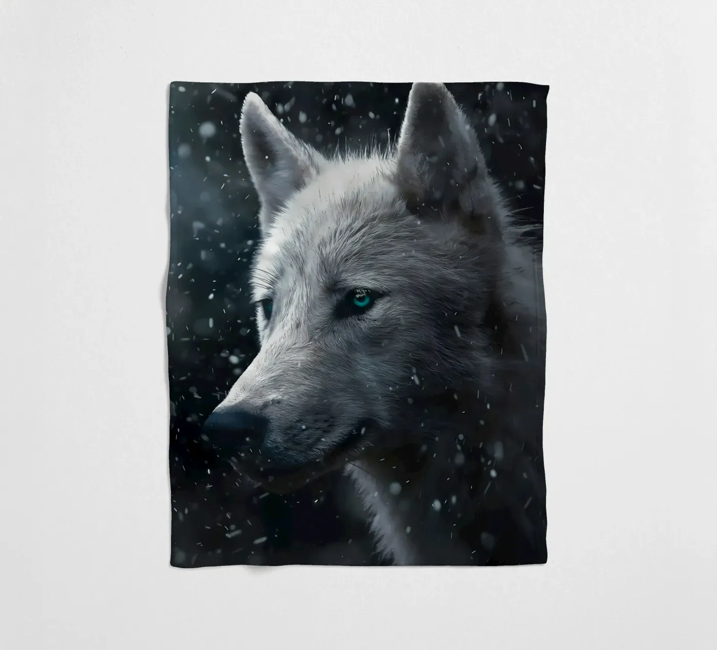 Wolf Dier fleecedeken van Pierre Walton