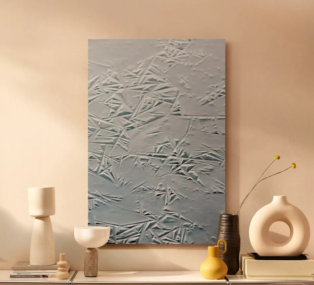 Geometric Winter alluminio dibond da Studio Nahili