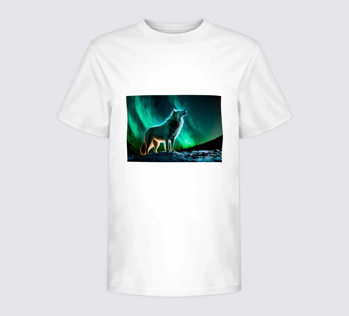 Wolf Dier kinder t-shirt van Pierre Walton