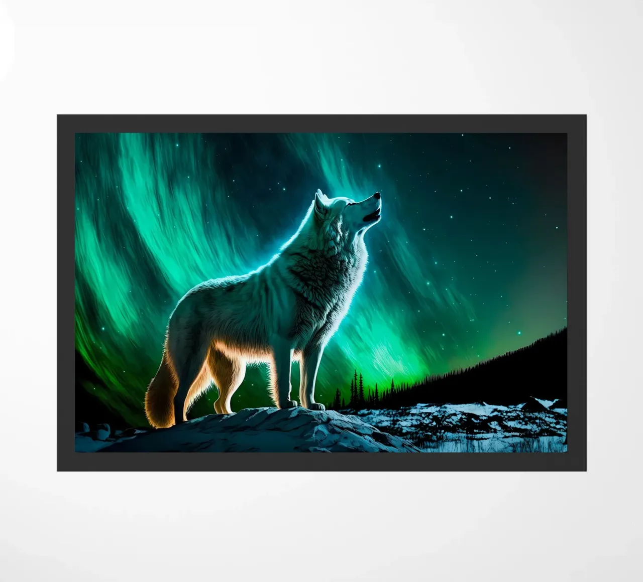 Wolf Dier deurmat van Pierre Walton