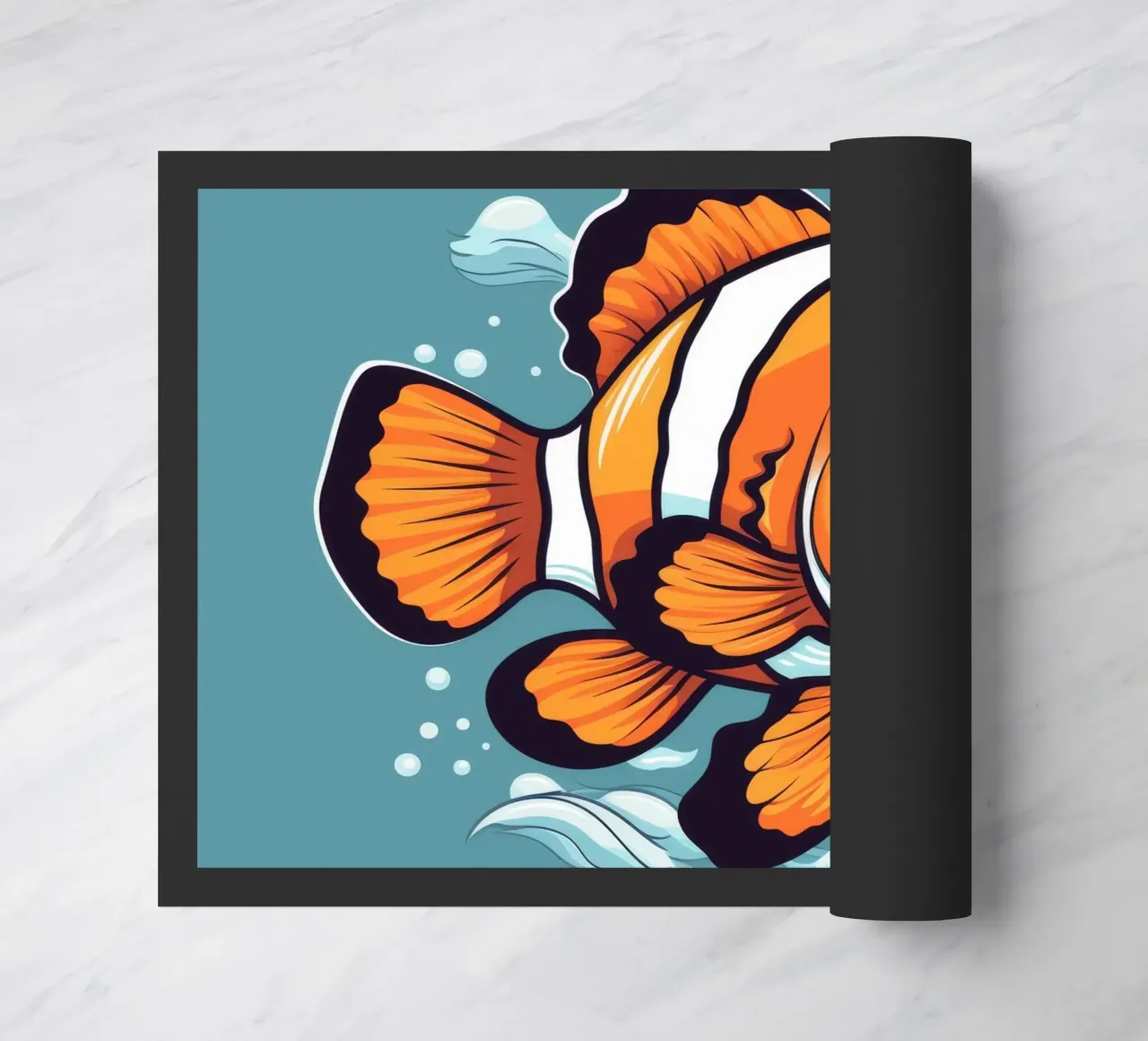 Pesce pagliaccio retrò zerbino da Funny Animals