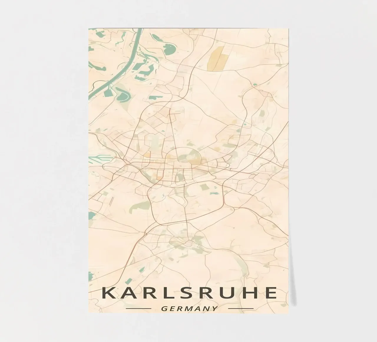 Karlsruhe Germany sticker sheet by Christopher Adams