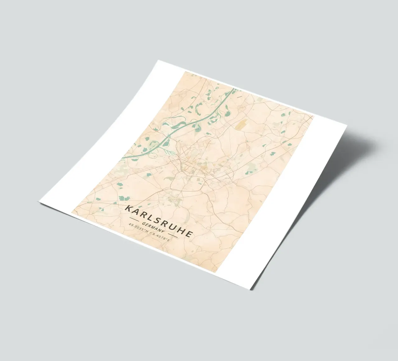 Karlsruhe Germany sticker sheet by Christopher Adams