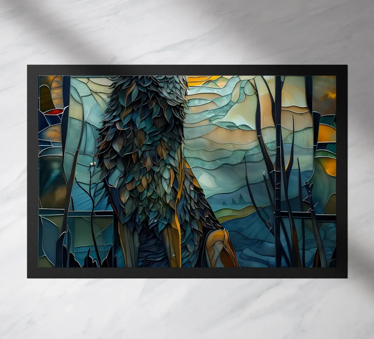 Wolf Dier deurmat van Pierre Walton