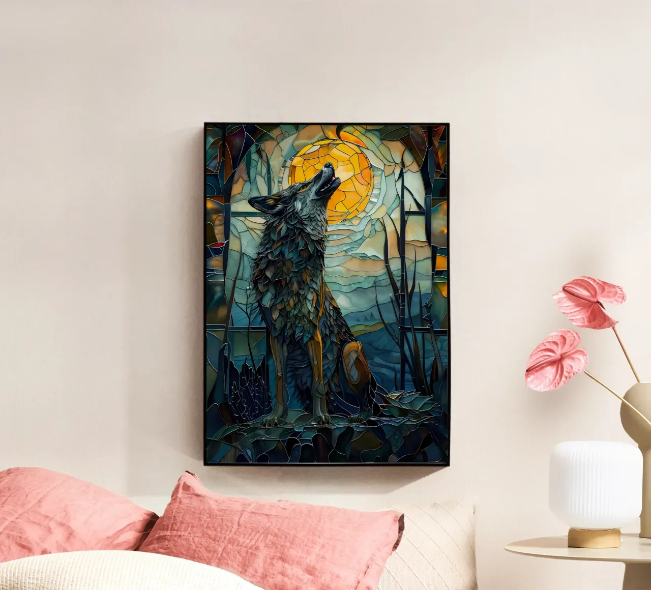 Wolf Animal plexiglass da Pierre Walton